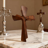 Modern Wooden Wall Cross: A Contemporary Symbol of Faith & Craftsmanship