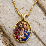 Holy Family Medallion
