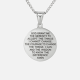 VIRGIN MARY QUARTER NECKLACE