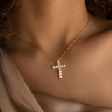 Moissanite Cross Necklace