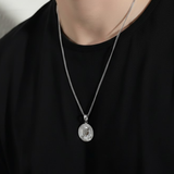 VIRGIN MARY QUARTER NECKLACE