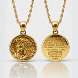 LADIES JESUS QUARTER NECKLACE