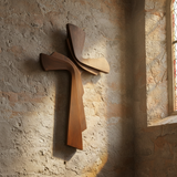 Modern Wooden Wall Cross: A Contemporary Symbol of Faith & Craftsmanship