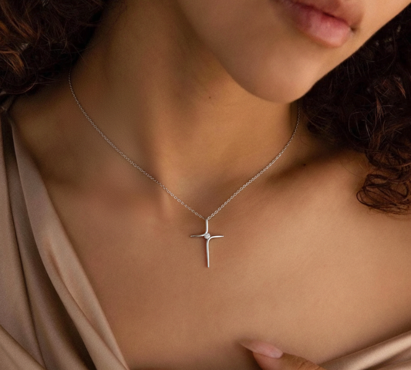 Core Cross Necklace