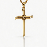 THREE NAILS CROSS NECKLACE