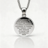 VIRGIN MARY QUARTER NECKLACE