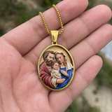Holy Family Medallion