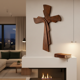 Modern Wooden Wall Cross: A Contemporary Symbol of Faith & Craftsmanship