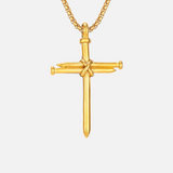 THREE NAILS CROSS NECKLACE