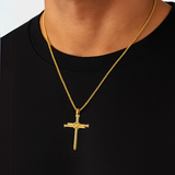 THREE NAILS CROSS NECKLACE