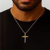 THREE NAILS CROSS NECKLACE