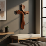 Modern Wooden Wall Cross: A Contemporary Symbol of Faith & Craftsmanship