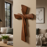 Modern Wooden Wall Cross: A Contemporary Symbol of Faith & Craftsmanship