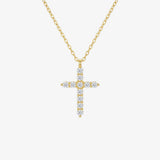 Crystal Cross Necklace