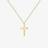 Heart Cross Necklace