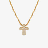 Bubble Cross Necklace