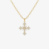 Saintly Cross Necklace