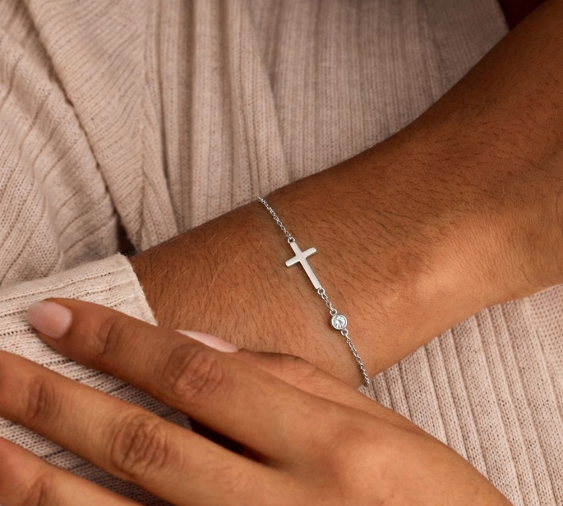 Classic Cross Charm Bracelet