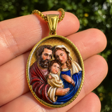 Holy Family Medallion