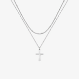 Layered Cross Necklace