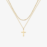 Layered Cross Necklace