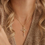 Wrapped Cross Necklace