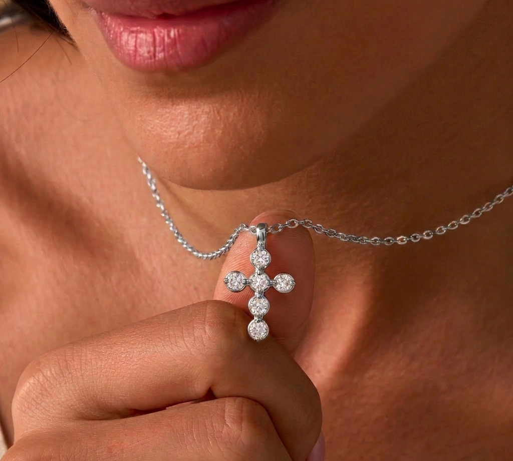 Starlight Cross Necklace