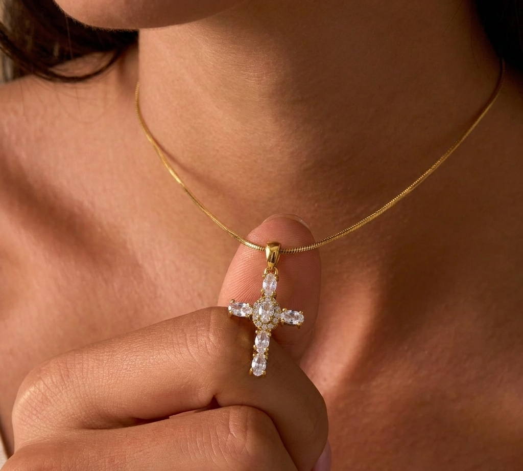 Divine Cross Necklace
