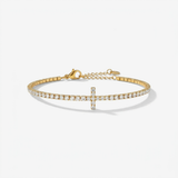 Cross Tennis Bracelet