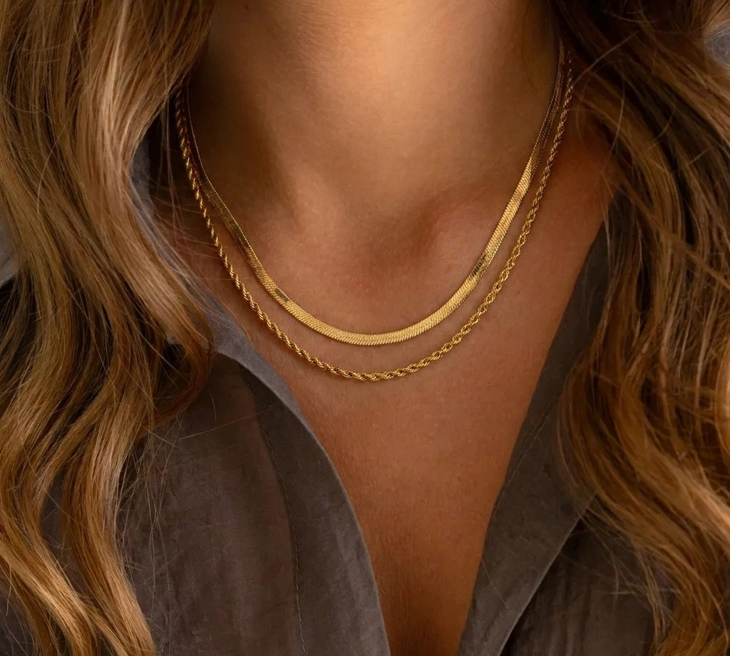 Minimal Layered Necklace